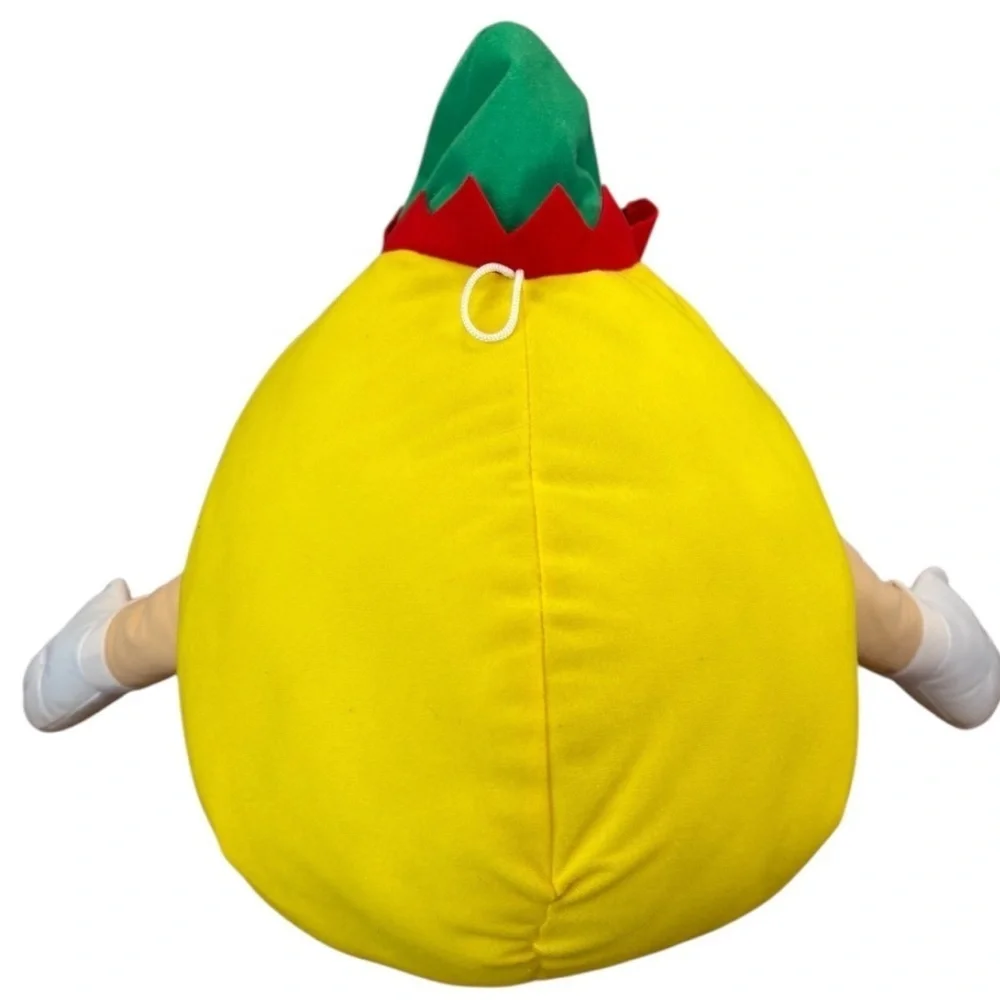 NWT M&M'’s Christmas Elf Character Plush with Red and White Details